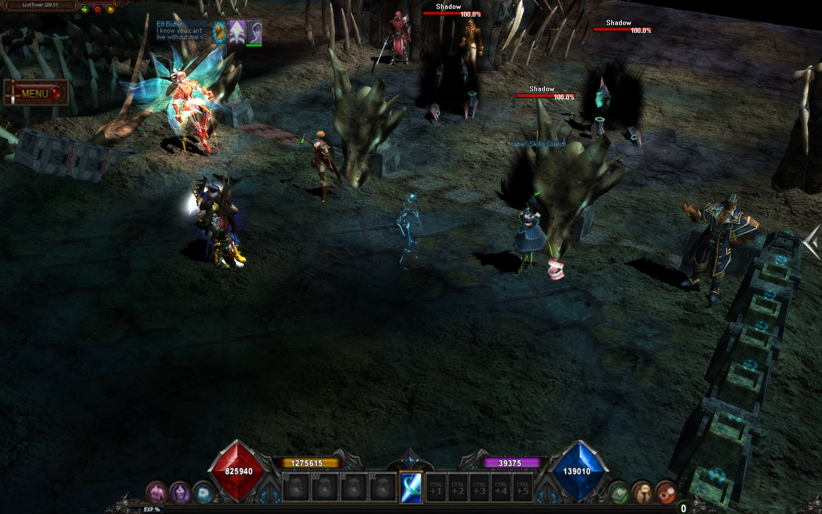 Isabel - Lost Tower Skill Quest