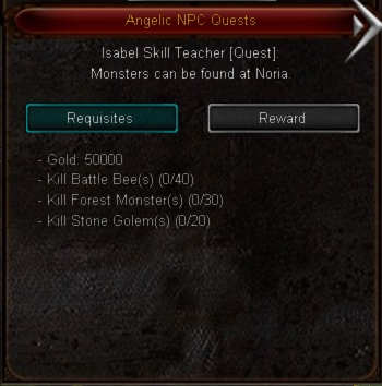 Noria Requirements